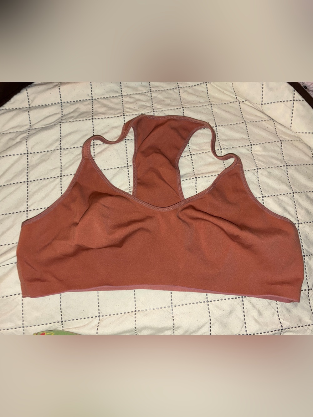 aerie Rust Seamless Racerback Bralette